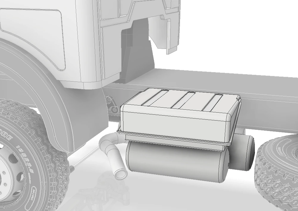 Batteriekasten für Wedico Mercedes NG